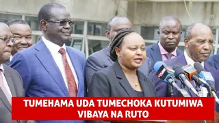 TUMEHAMA UDA " MOUNT KENYA LEADERS UNITE AND SUPPORTS UHURU ,TUMECHOKA KUTUMIWA NA RUTO ,