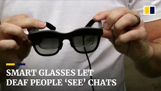 Live-caption glasses let deaf people read conversations using augmented reality