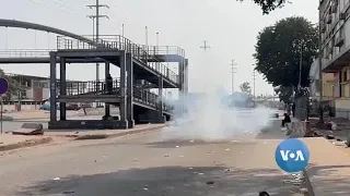 Manifestação violenta em Luanda