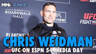 Chris Weidman Initially Planned Retirement Fight, but Now Keeps Open Mind | UFC on ESPN 54