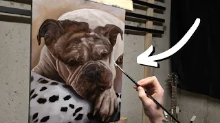 How To Do A Pet Portrait! (oil painting process)