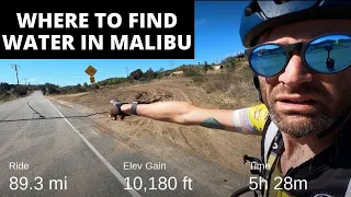 ALL OF THE HIDDEN AND SECRET Water Stops in Malibu for Cyclists