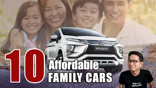 Top 10 Most Affordable Family cars in the Philippines | Philkotse Top List (w/ English Subtitles)