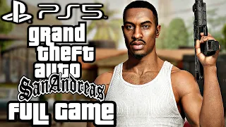 GTA SAN ANDREAS PS5 Gameplay Walkthrough FULL GAME (4K 60FPS) All Missions