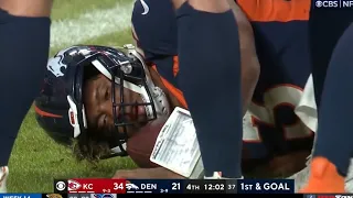 Russell Wilson INJURY (Hard Hit) (Concussion) vs Chiefs | Broncos vs Chiefs