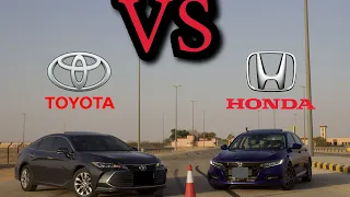 هوندا اكورد 2.0 ضد تويوتا افالون |  Honda Accord 2.0 VS Toyota Avalon V6