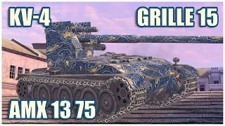 Grille 15, KV-4 & AMX 13 75 • RASEINIAI HEROES WoT Blitz