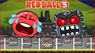 ВАУ ! НОВЫЙ ! Red Ball 5 ! КРАСНЫЙ ШАРИК ! веселая игра ! Мультик   !