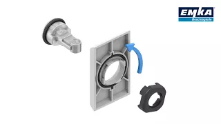 EMKA 1000-U913 Umbau für Türanschlag rechts // Modification for door right hand version