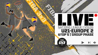 RE-LIVE | FIBA 3x3 U23 Nations League 2023 - U21 Europe-2 | Stop 5 | Group Phase