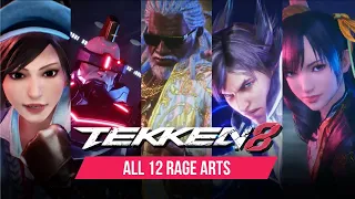 All 12 Rage Arts Ranked Worst to Best - TEKKEN 8 #tekken8