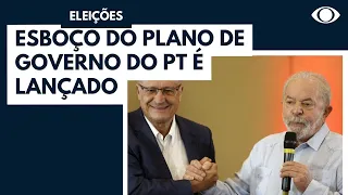 PT apresenta esboço do plano de governo