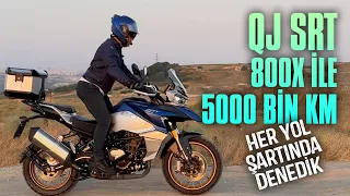 QJ SRT 800X İLE 5000 KM | HER YOL ŞARTINDA DENEDİK #qjsrt800x #qjmotor