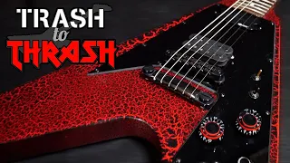 Trash to Thrash #53 Voodoo Crackle '67 Flying V (Gibson Flying V Faded)