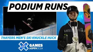 Thayers Men’s Ski Knuckle Huck: Top 3 Runs | X Games Aspen 2024