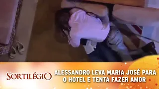 Sortilégio - Alessandro leva Maria José para o hotel e tenta fazer amor com ela (SEM CORTES)