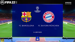 FIFA 22 PS5 | Barcelona Vs Bayern Munich | UEFA Champions League | 4K Gameplay