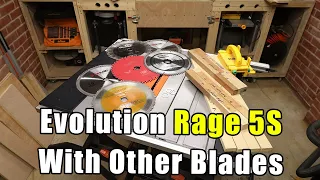 Can you use other blades for Evolution Rage 5S ?? Plus test of 6 Blades