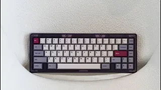 Bauer lite with HMX Xinhai switches (Stock) Alu plate typing sound