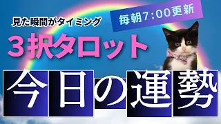 【３月１９日】サクッと今日の運勢【３択タロット】すべてミュートで見ても大丈夫です💛これから２４時間以内に起きること💛