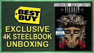 Sicario: Day of the Soldado Best Buy Exclusive 4K+2D Blu-ray SteelBook Unboxing