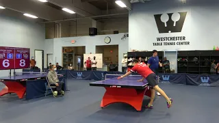 November 2021Westchester Table Tennis Center Open Singles Final - Jishan Liang vs Benedek Oláh