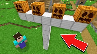 Minecraft NOOB vs PRO: WHY NOOB SPAWN THE BIGGEST TALLEST GOLEM IN THE VILLAGE ? 100% trolling