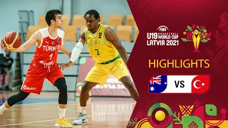 Australia - Turkey | Full Highlights | Class 9-10 - FIBA U19 Basketball World Cup 2021