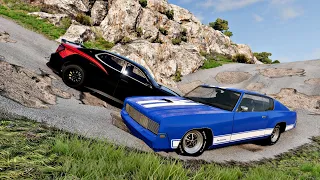 Cliff Drops [2] ▶️  BeamNG DRIVE Realistic Cars Crash Gameplay