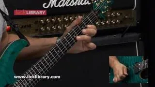 Hot For Teacher - Guitar Solo - Slow & Close Up - www.licklibrary.com