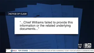 CLAIM: Phoenix top cops say Chief Williams lied about protest cases