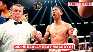 Rey Vargas Defeats Mark Magsyao For WBC 126lb Title -Post Fight Reaction! #TheWeighInBoxing