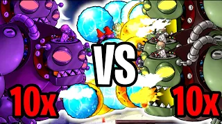 10 Zombosses vs. 10 Zombosses Epic War | Plants vs. Zombies