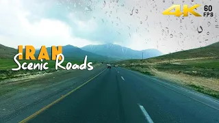 1 Day Road Trip In The Rain | Driving On The Scenic Road Of Arak To Khorramabad | IRAN 4k 60FPS