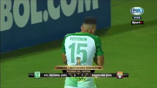 Atletico Nacional vs Barcelona 3-1 - Resumen y Goles - Copa Libertadores - 25/05/2017