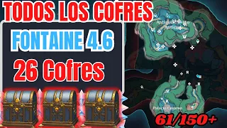 🌟TODOS LOS COFRES DE FONTAINE🌟| PARTE 2 | VERSION 4.6 | Genshin impact