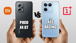 XIAOMI POCO X4 GT VS ONEPLUS ACE RACING | Review Poco X4 GT & OnePlus Ace Racing Price