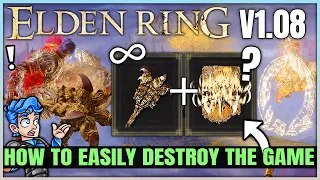 The New 1.08 Best Hammer is Actually GAME BREAKING Now - OP ULTIMATE Beast Combo Build - Elden Ring!