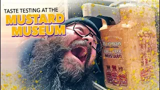 Taste Testing at the National Mustard Museum (Middleton, Wisconsin)