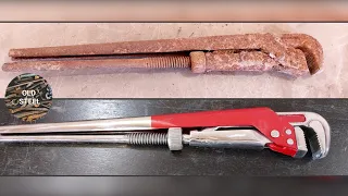 Pipe wrench recovery |  реставрация или восстановление газового ключа