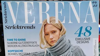 "VERENA", 04/22🇺🇦🇩🇪Обзор журнала по вязанию