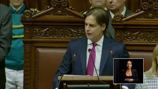 Palabras del presidente Lacalle Pou ante la Asamblea General