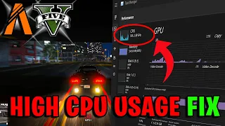 GTA 5 FiveM low GPU and high CPU usage fix ✅!!