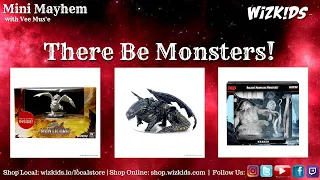 There Be Monsters- Mini Mayhem with Vee Mus'e: D&D's Kraken, Chardalyn, and Manticore Miniatures!