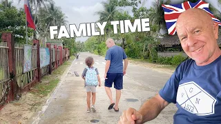 Grandad Takes Story To School! FAMILY Time in SIARGAO