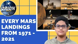 Every Mars Landings | ORION SPACE | Prince Joy