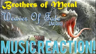 OMG, THIS IS BEAUTIFUL!!❤️‍🔥Brothers Of Metal - Weaver of Fate(Audio) Music Reaction🔥