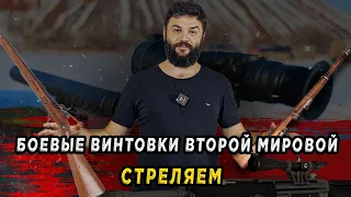 СТРЕЛЬБА из Маузера, Гаранда, Спрингфилда и десантного карабина. Дима, с ДР, крч