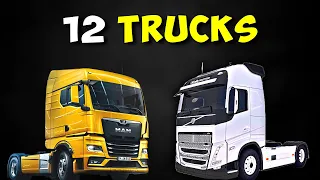 12 NEW TRUCKS for ETS2/ATS Coming in 2023 & Beyond + Reworks & Tuning | All Teased/Announced Trucks