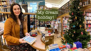 BATH BOOK SHOPPING VLOG!  Beautiful Bookshop Tour of Bath  + My Book Haul! 🎄 📚